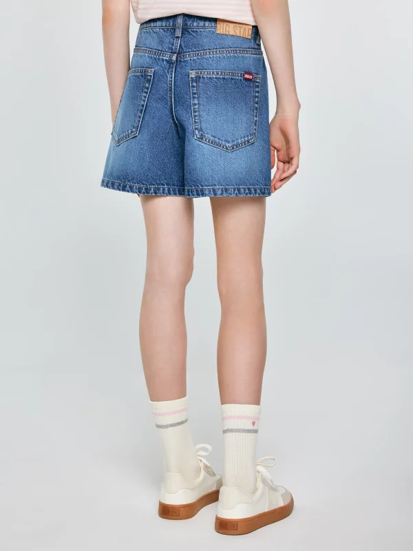 Szorty dziewczęce jeansowe granatowe Rue 542