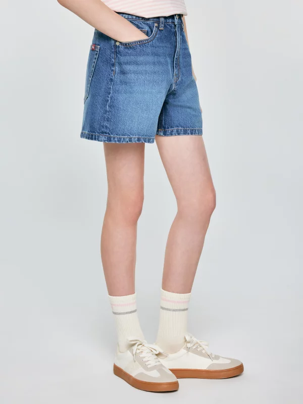 Szorty dziewczęce jeansowe granatowe Rue 542