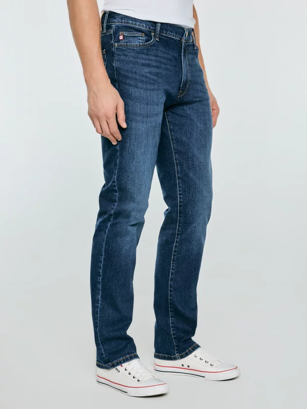 Jeansy męskie z prostą nogawką granatowe Colt 315