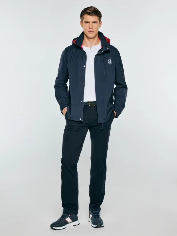 Kurtka męska wiatrówka granatowa Dalary 403