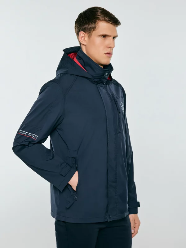 Kurtka męska wiatrówka granatowa Dalary 403
