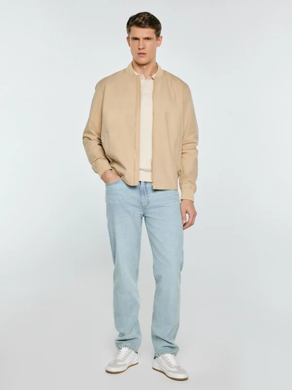 Kurtka męska bomber beżowa Kamden 801