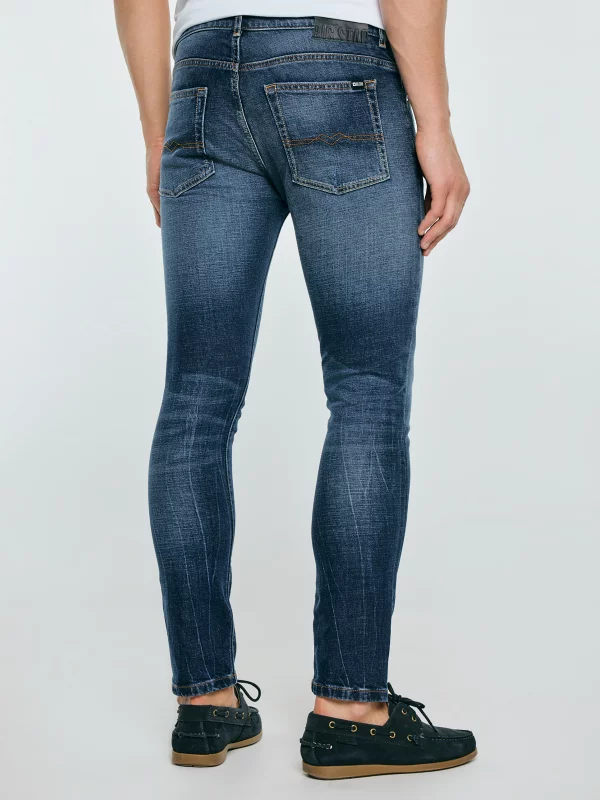 Jeansy męskie skinny niebieskie Owen 312