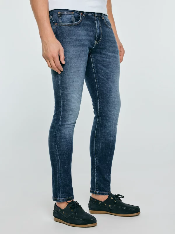 Jeansy męskie skinny niebieskie Owen 312