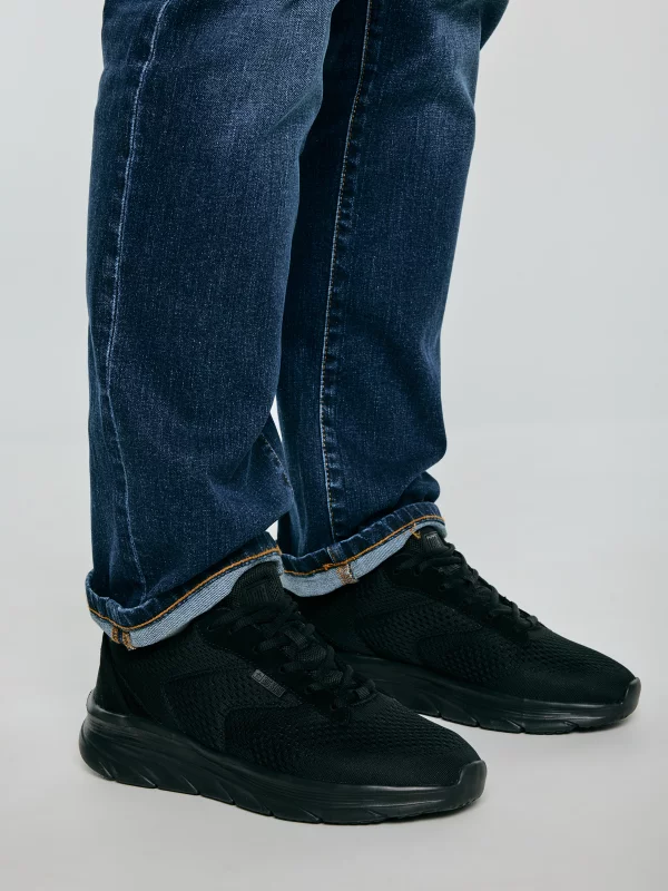 Sneakersy męskie czarne TT174008 906