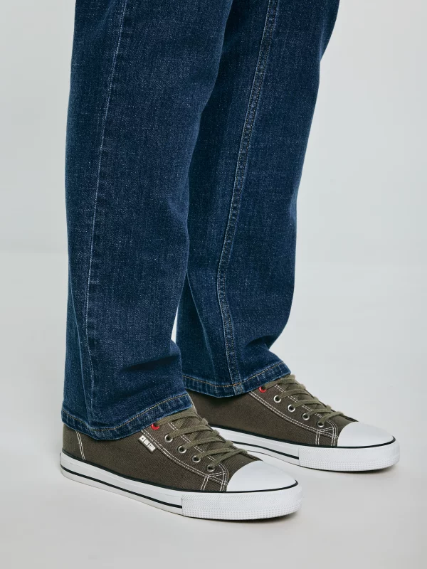 Trampki męskie niskie khaki TT174137 303