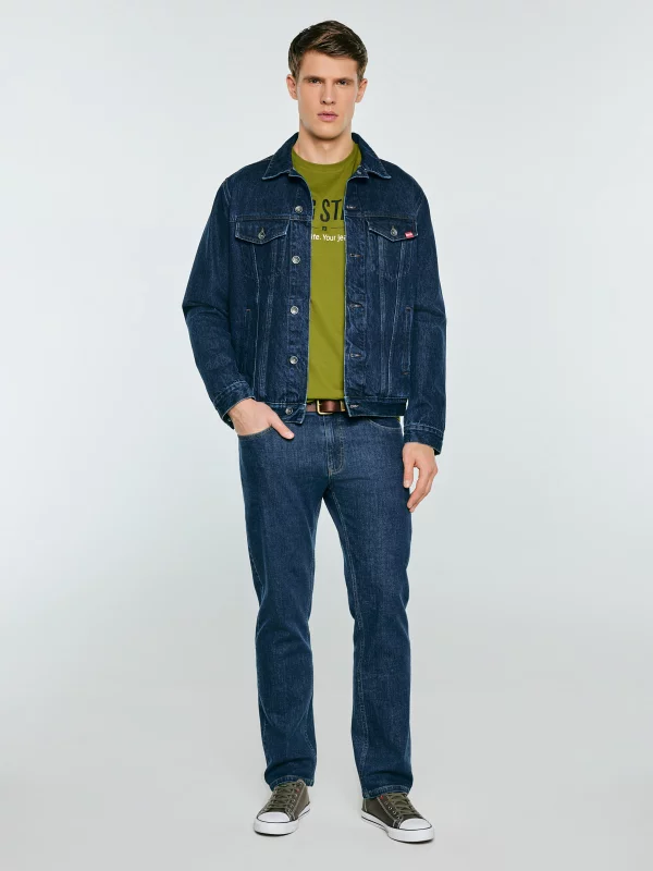 Trampki męskie niskie khaki TT174137 303