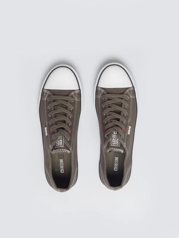 Trampki męskie niskie khaki TT174137 303