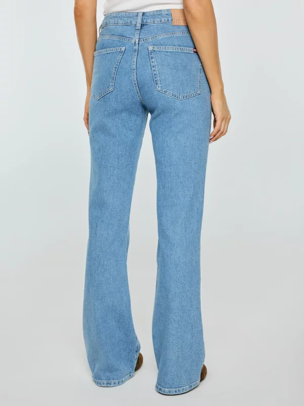 Jeansy damskie bootcut niebieskie Chiara 144