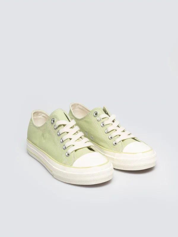 Trampki damskie niskie zielone TT274286 301