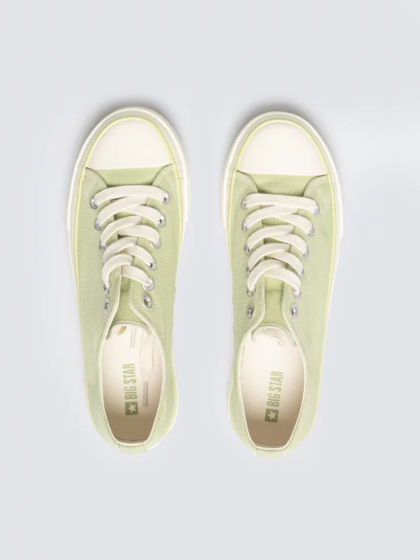 Trampki damskie niskie zielone TT274286 301