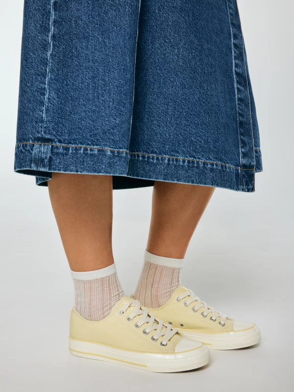 Trampki damskie niskie żółte TT274287 201