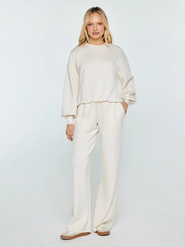 Bluza damska z wiskozy kremowa Lunara 102