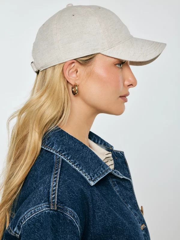 Czapka z daszkiem kremowa Luxis 102