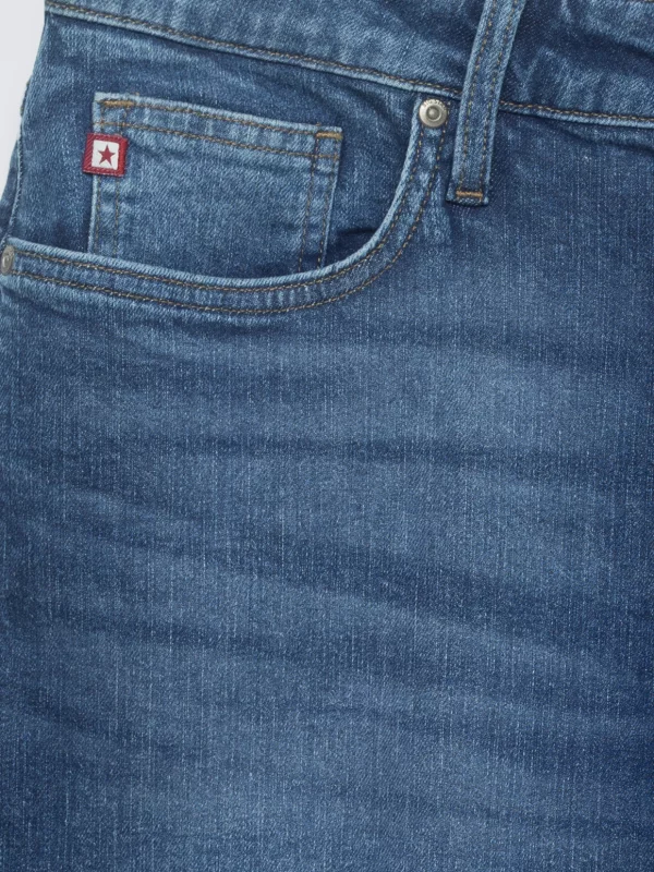 Szorty męskie jeansowe niebieskie Aden 449