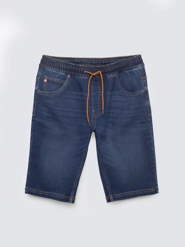 Szorty męskie jeansowe granatowe Parker 537