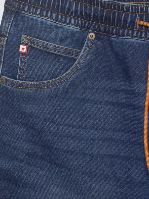Szorty męskie jeansowe granatowe Parker 537