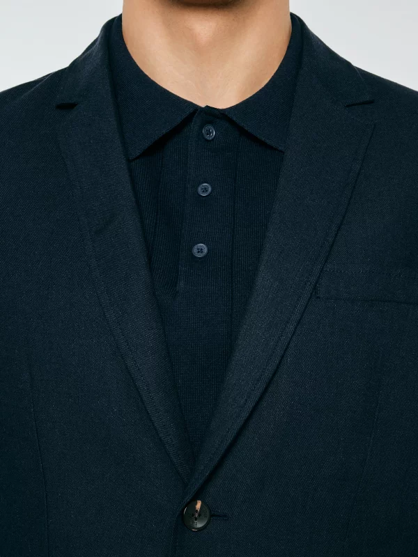 Marynarka męska lniana granatowa Sevan 403