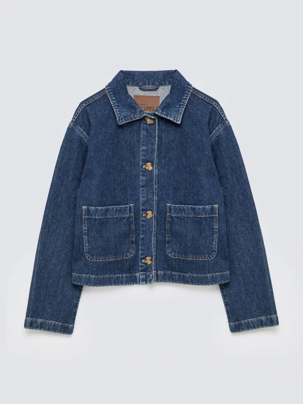 Kurtka damska jeansowa granatowa Aubrey 547