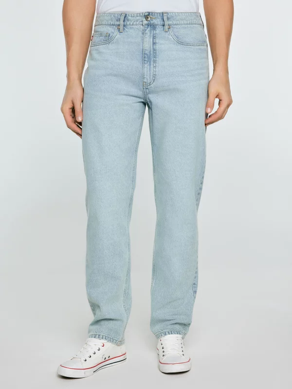 Jeansy męskie loose niebieskie Zack 185