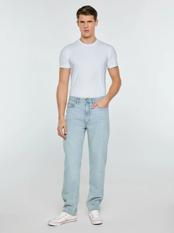 Jeansy męskie loose niebieskie Zack 185