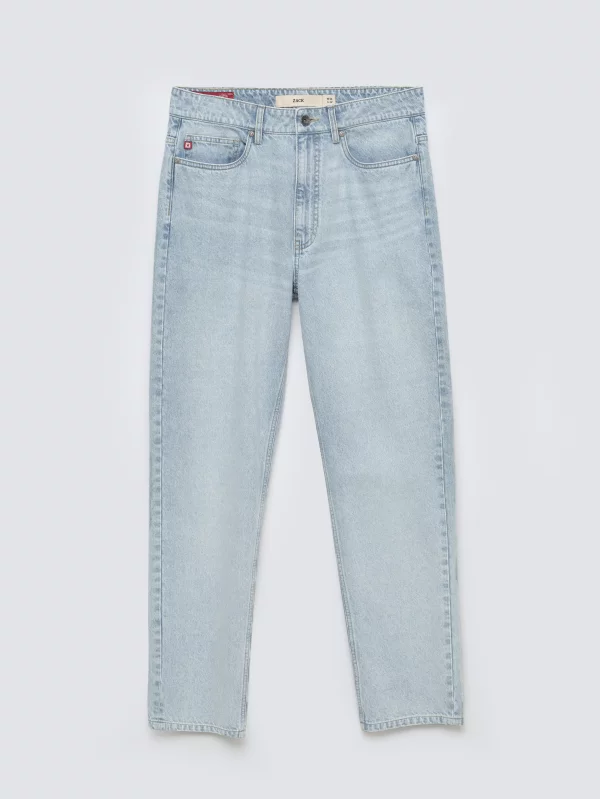 Jeansy męskie loose niebieskie Zack 185