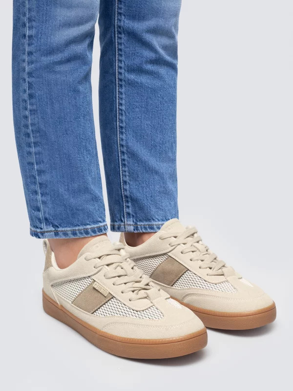 Sneakersy damskie beżowe TT274759 801