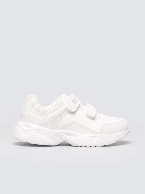 Sneakersy dziecięce zapinane na rzepy białe TT374007 101