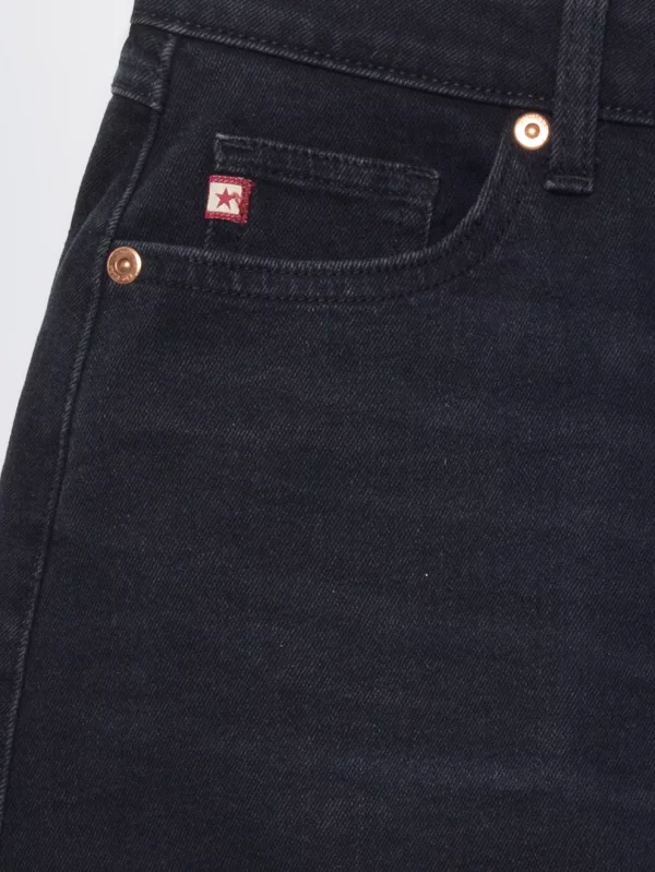 Szorty damskie jeansowe czarne Authentic Girl 989