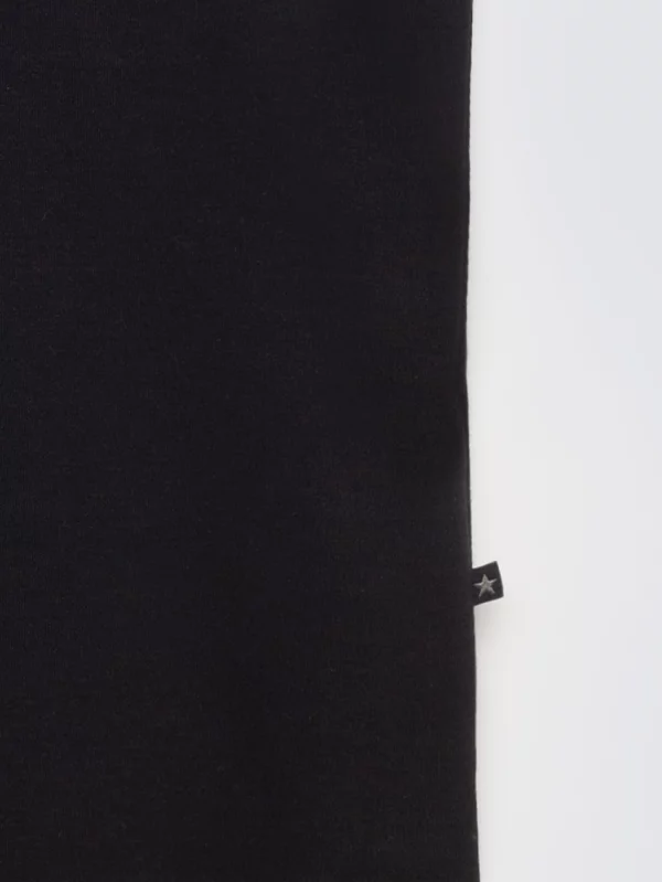 Top damski z kontrastowym wykończeniem czarny Lessa 906