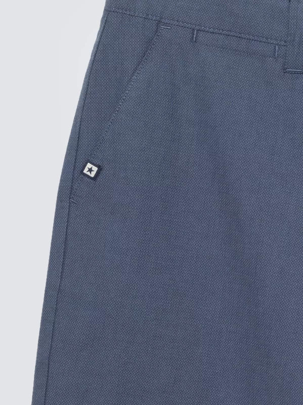 Szorty męskie chinosy niebieskie Rossino 401