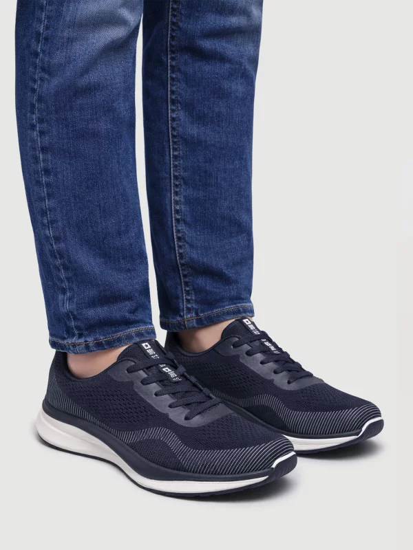 Sneakersy męskie granatowe TT174253 403