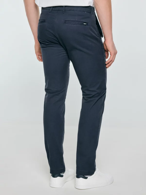 Spodnie męskie chinosy granatowe Erhat 404