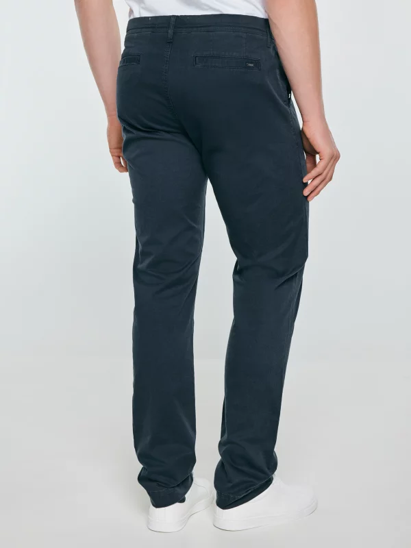 Spodnie męskie chinosy granatowe Hektor 404