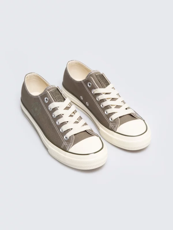 Trampki męskie niskie khaki RR174617 303