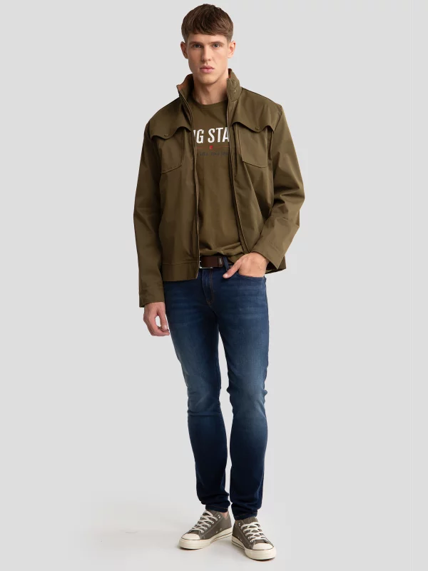 Trampki męskie niskie khaki RR174617 303