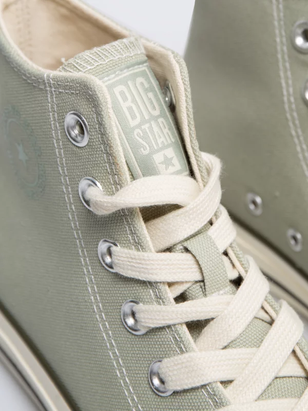 Trampki damskie wysokie pistacjowe RR274643 300