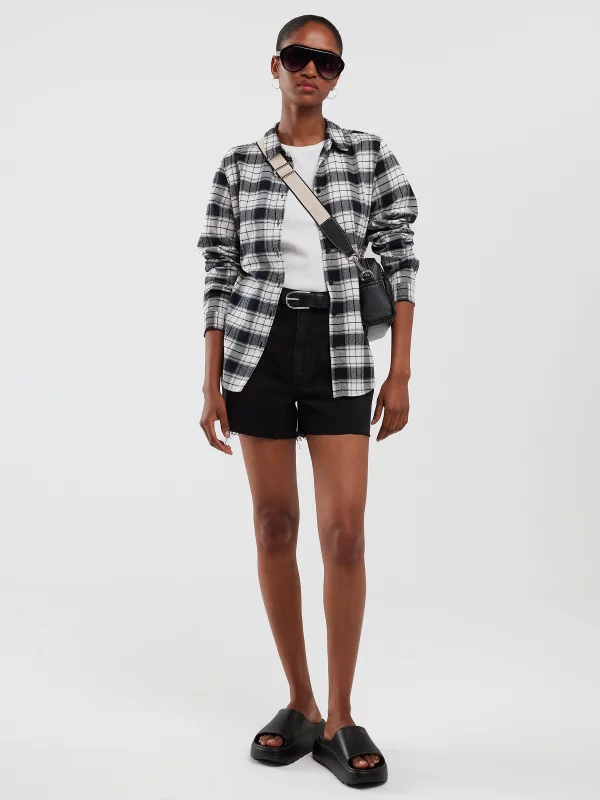 Klapki damskie na podwyższonej podeszwie czarne RR274A567 906