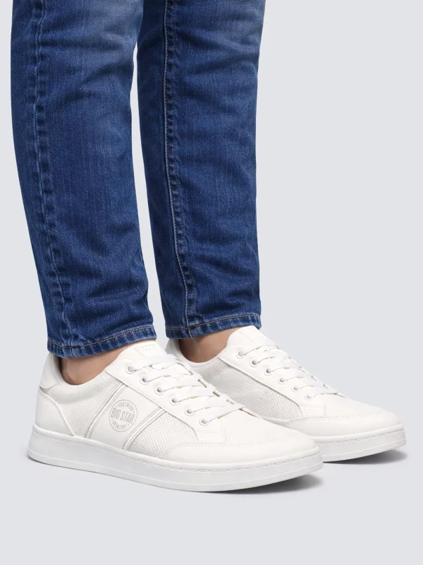 Sneakersy męskie białe TT174308 101