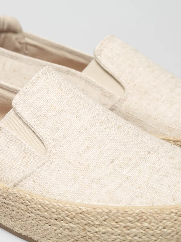 Espadryle damskie beżowe TT274089 801