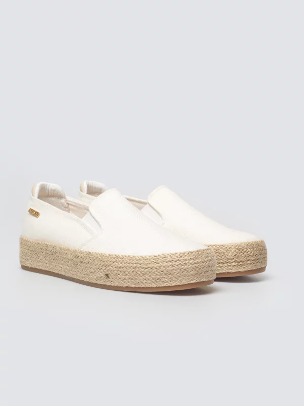 Espadryle damskie białe TT274090 101