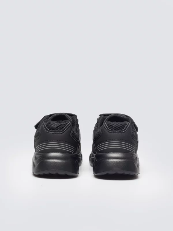 Sneakersy dziecięce zapinane na rzepy czarne TT374009 906