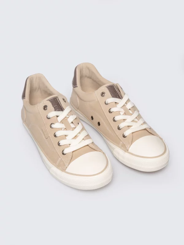 Trampki męskie niskie beżowe RR174218 801