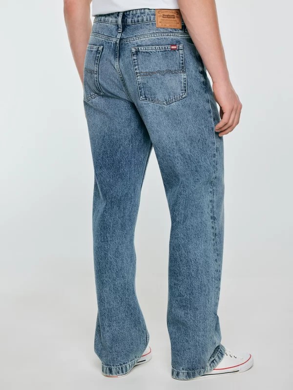 Jeansy męskie loose niebieskie Nate 385