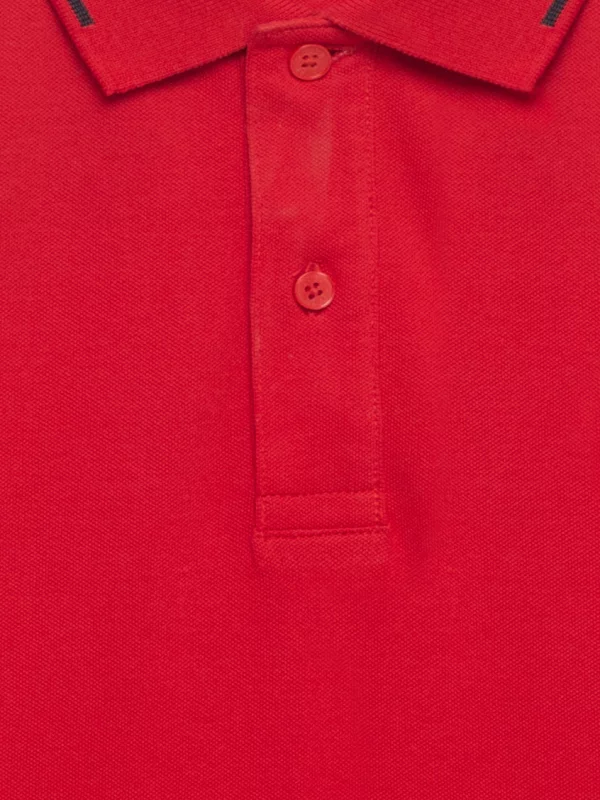 Koszulka męska polo bordowa Polian 604