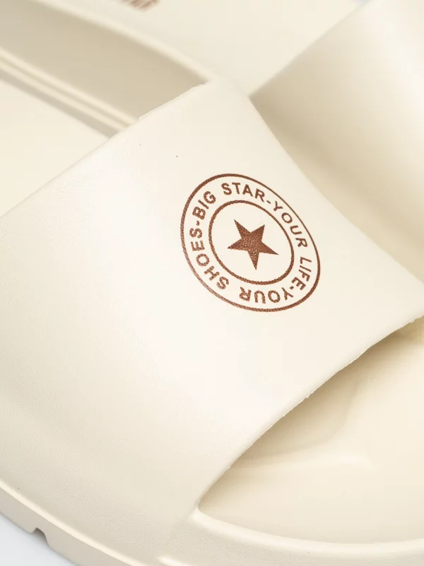 Klapki damskie beżowe TT274A044 801