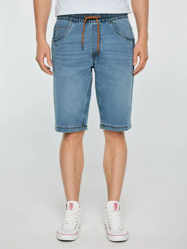 Szorty męskie jeansowe niebieskie Parker 445