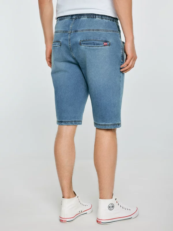 Szorty męskie jeansowe niebieskie Parker 445