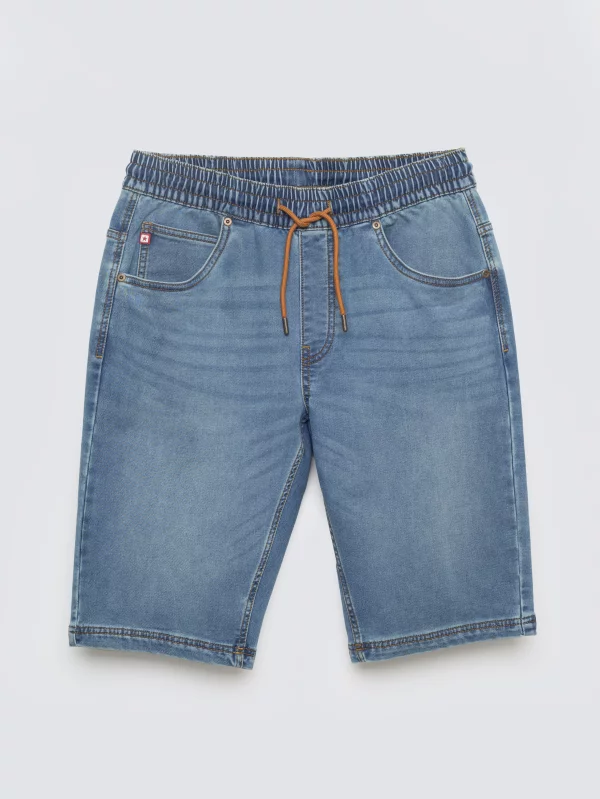 Szorty męskie jeansowe niebieskie Parker 445