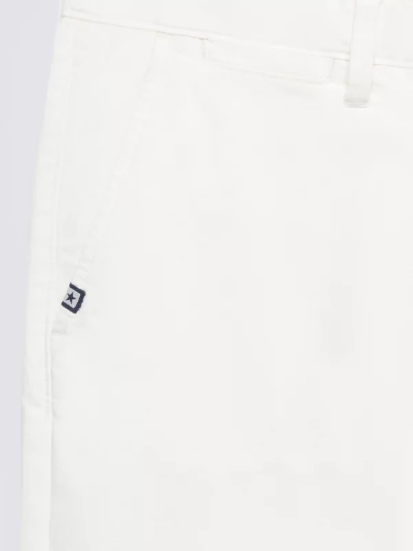 Szorty męskie chinosy białe Rosson 100